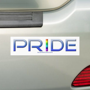 Pegatina Para Coche las letras metálicas de la palabra orgullo de Slip