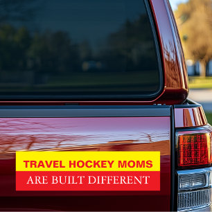 Pegatina Para Coche Las mamás de hockey de viaje son construidas difer