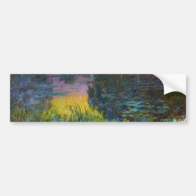 Pegatina Para Coche Las Nieves Del Agua - El Sol, Claude Monet (Frente)