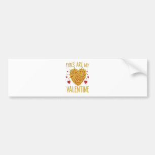 Pegatina Para Coche Las Papas Fritas Son Mi San Valentín