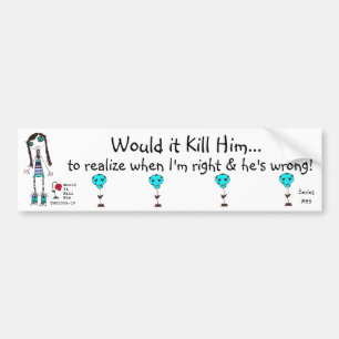 Pegatina Para Coche ¡Las series #89 de WIKH ME RECONOCEN YA!