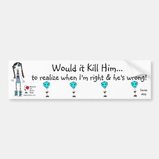 Pegatina Para Coche ¡Las series #89 de WIKH ME RECONOCEN YA!