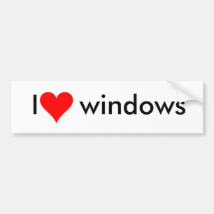 Pegatina Para Coche Las ventanas del corazón