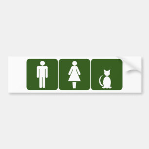 Pegatina Para Coche Lavabo del gato