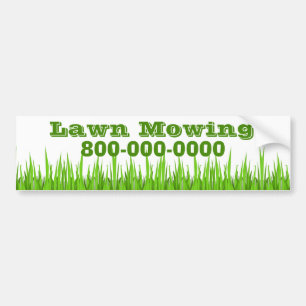Pegatina Para Coche Lawn Mowing Business