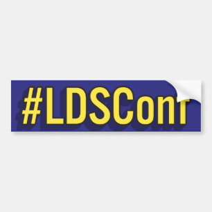 Pegatina Para Coche #LDSConf, el hashtag para la conferencia de LDS