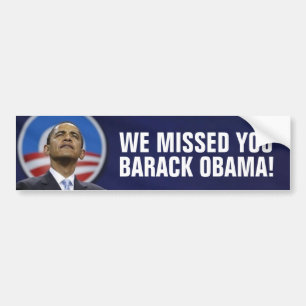 Pegatina Para Coche ¡Le faltamos Barack Obama!
