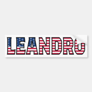 Pegatina Para Coche Leandro Name Vorname Estados Unidos Aufkleber Pega
