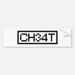 PEGATINA PARA COCHE LEET CHEAT