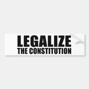 Pegatina Para Coche Legalice la constitución