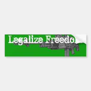 Pegatina Para Coche Legalice la libertad