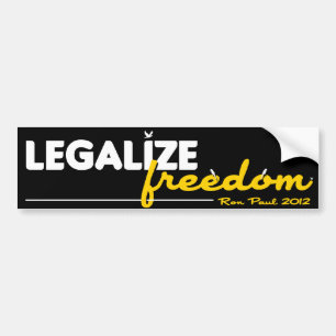 Pegatina Para Coche Legalice la libertad