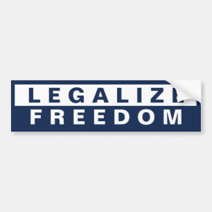 Pegatina Para Coche Legalice la libertad