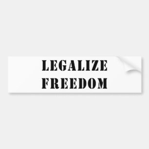 Pegatina Para Coche Legalice la libertad