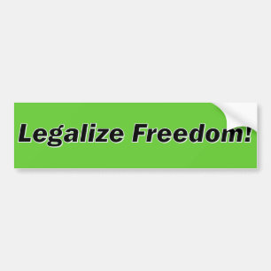Pegatina Para Coche Legalice la libertad