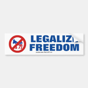 Pegatina Para Coche Legalizar la libertad