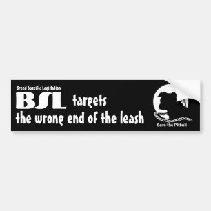 Pegatina Para Coche Legislación específica de la raza de BSL, perro 