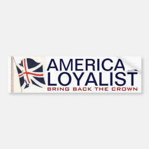 PEGATINA PARA COCHE LEGITIMISTA AMERICANO