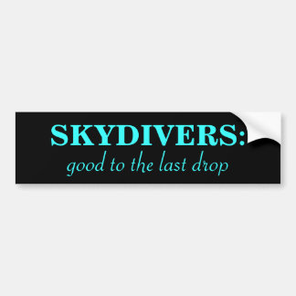 Pegatina Para Coche Lema del Skydiver