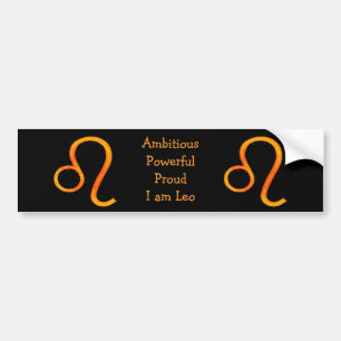 Pegatina Para Coche Leo Bumper Sticker