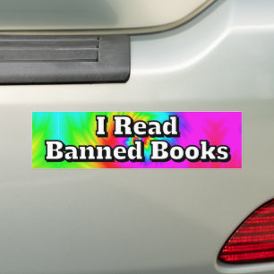 Pegatina Para Coche Leo libros prohibidos (puedes cambiar las palabras
