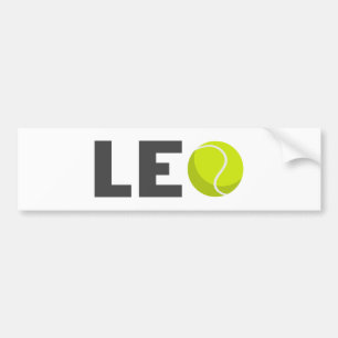 Pegatina Para Coche Leo Tennis
