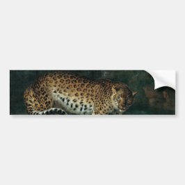 Pegatina Para Coche Leopardo hembra (por Jean-Baptiste Oudry)