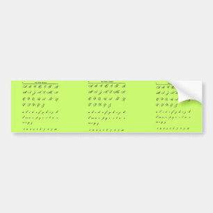 Pegatina Para Coche Letras cursivas