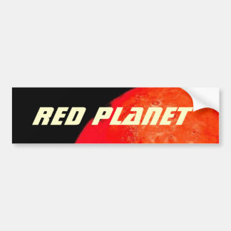 Pegatina Para Coche Levantamiento rojo del planeta