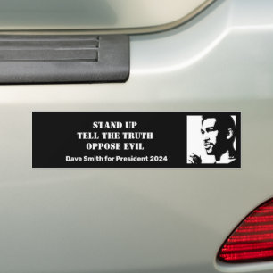 Pegatina Para Coche Levantarse con Dave Smith Bumper Sticker