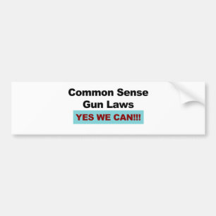 Pegatina Para Coche Leyes de armas de sentido común - ¡Sí Podemos!