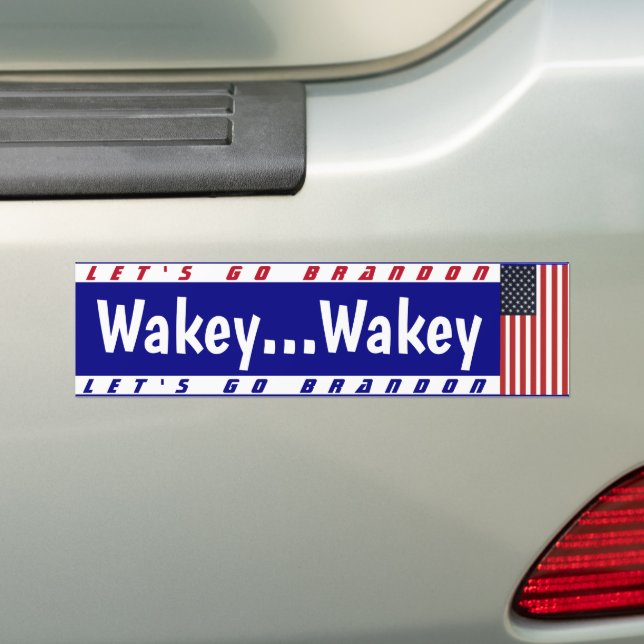 Pegatina Para Coche LGB FJB Wakey Wakey Bumper Sticker (en coche)