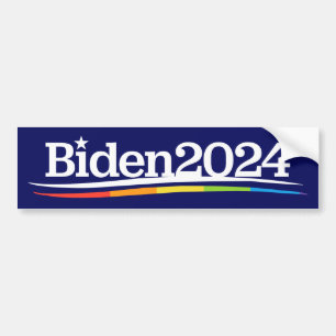 Pegatina Para Coche LGBT para Biden 2024 LGBTQIA