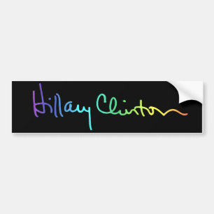 Pegatina Para Coche LGBT para Hillary Clinton