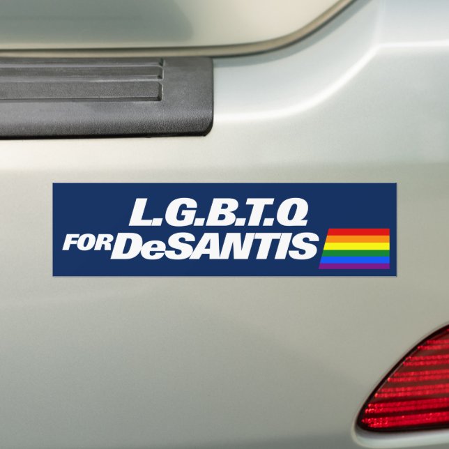 Pegatina Para Coche LGBTQ Para DeSantis 2024 (en coche)