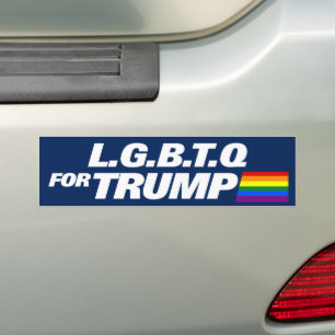 Pegatina Para Coche LGBTQ Para Trump 2024