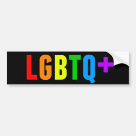 Pegatina Para Coche LGBTQ Plus Crónicas del Orgullo Gay Arcoiris Negro