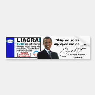 Pegatina Para Coche Liagra - Obama aprobados
