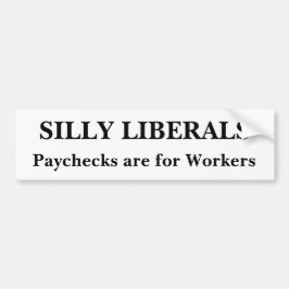 Pegatina Para Coche Liberales tontos