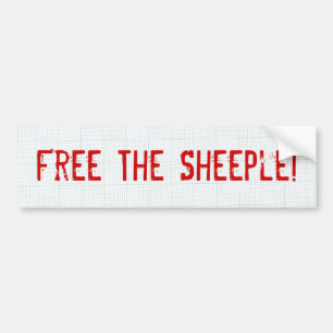 Pegatina Para Coche ¡Libere el Sheeple!