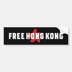 Pegatina Para Coche Liberen a Hong Kong