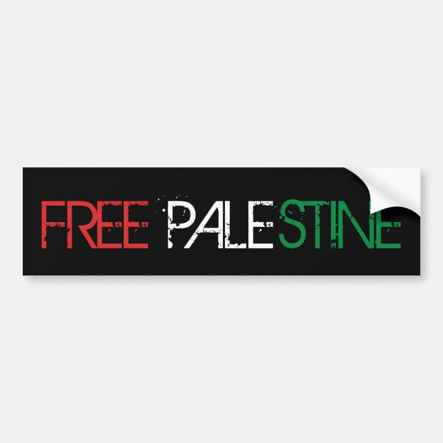 Pegatina Para Coche Libertad para Palestina (Frente)