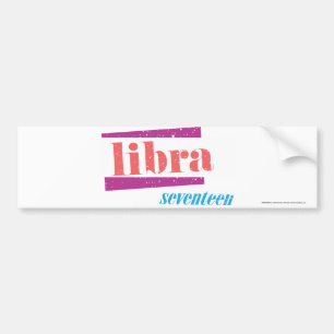 Pegatina Para Coche Libra LtPink