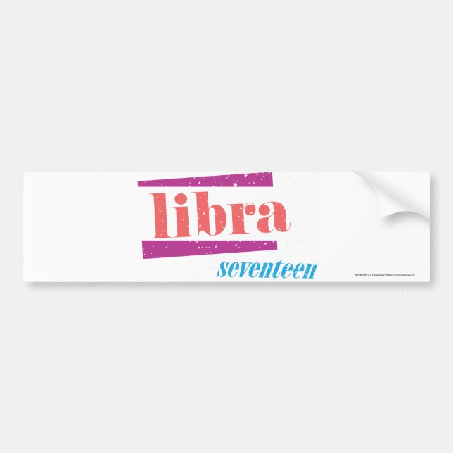 Pegatina Para Coche Libra LtPink (Frente)