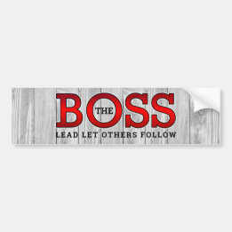 PEGATINA PARA COCHE LÍDER DEJAR QUE OTROS SIGAN