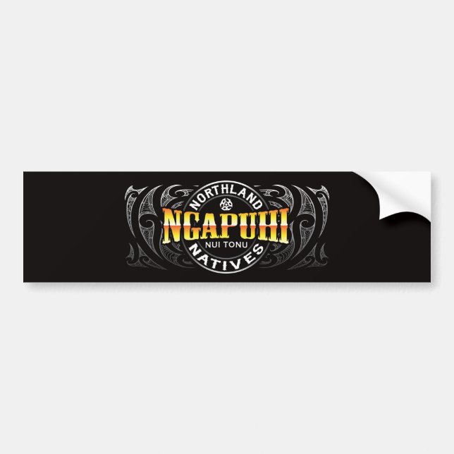 Pegatina Para Coche Lifer Moko de Ngapuhi (Frente)