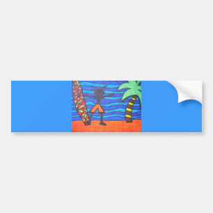 Pegatina Para Coche Lil Surfer Dude