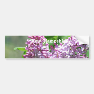 Pegatina Para Coche Lilas de New Hampshire