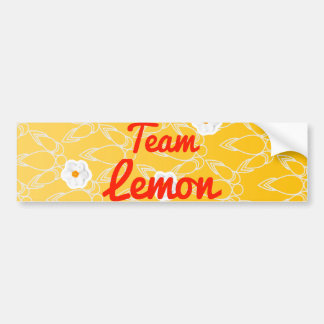 Pegatina Para Coche Limón del equipo