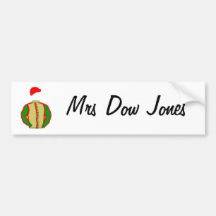Pegatina Para Coche lindalarge, señora Dow Jones
